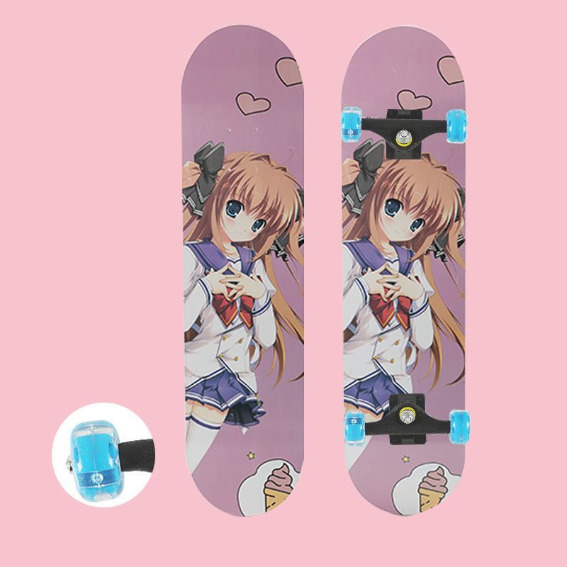 80x20PVC flash wheel - Ice cream girl